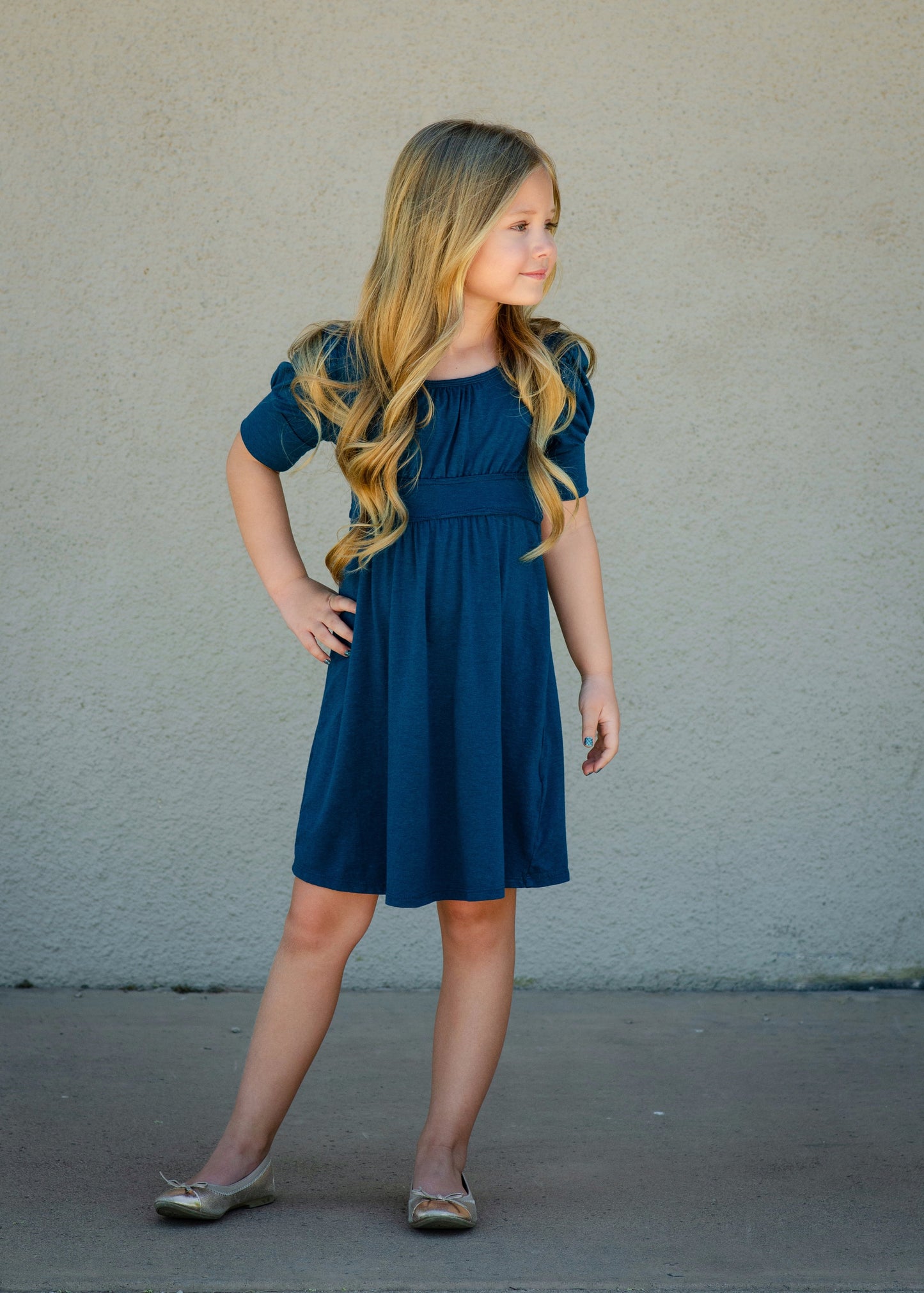 Gigi Midi Dress in Teal