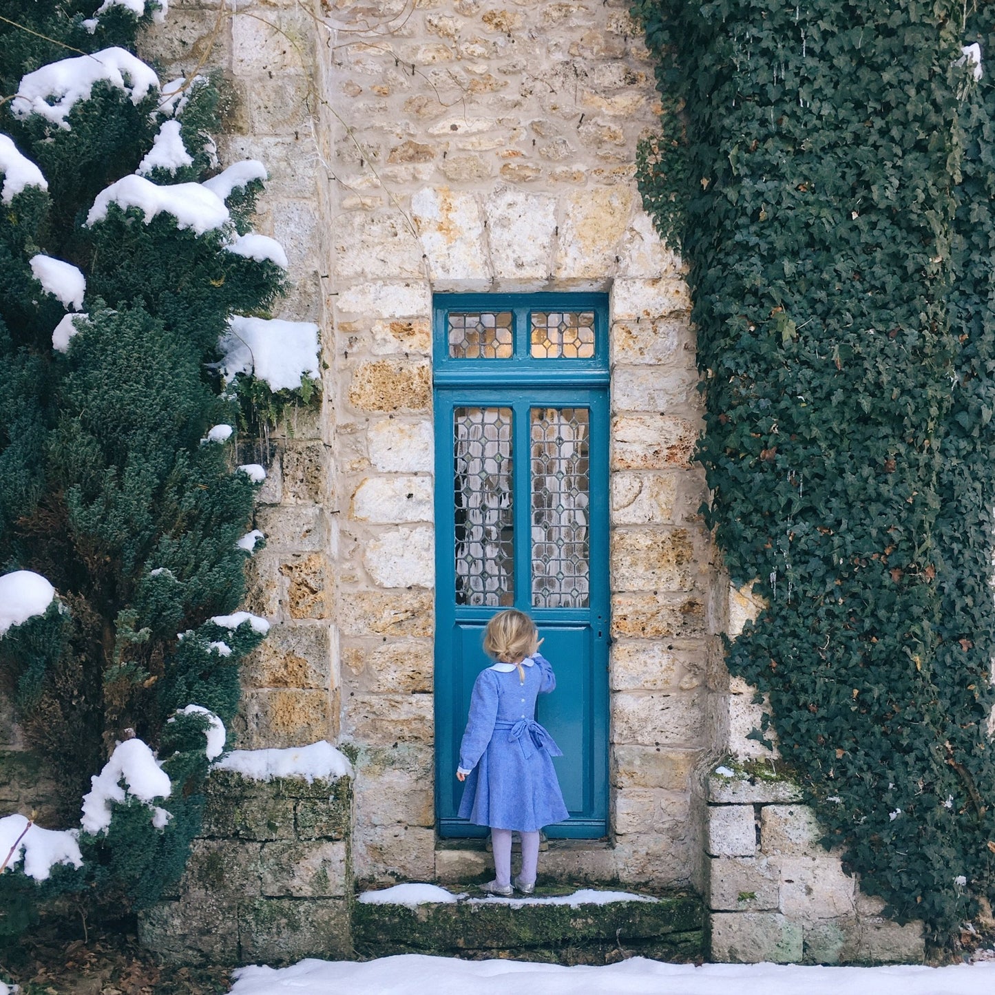 Winter School Days in Blue