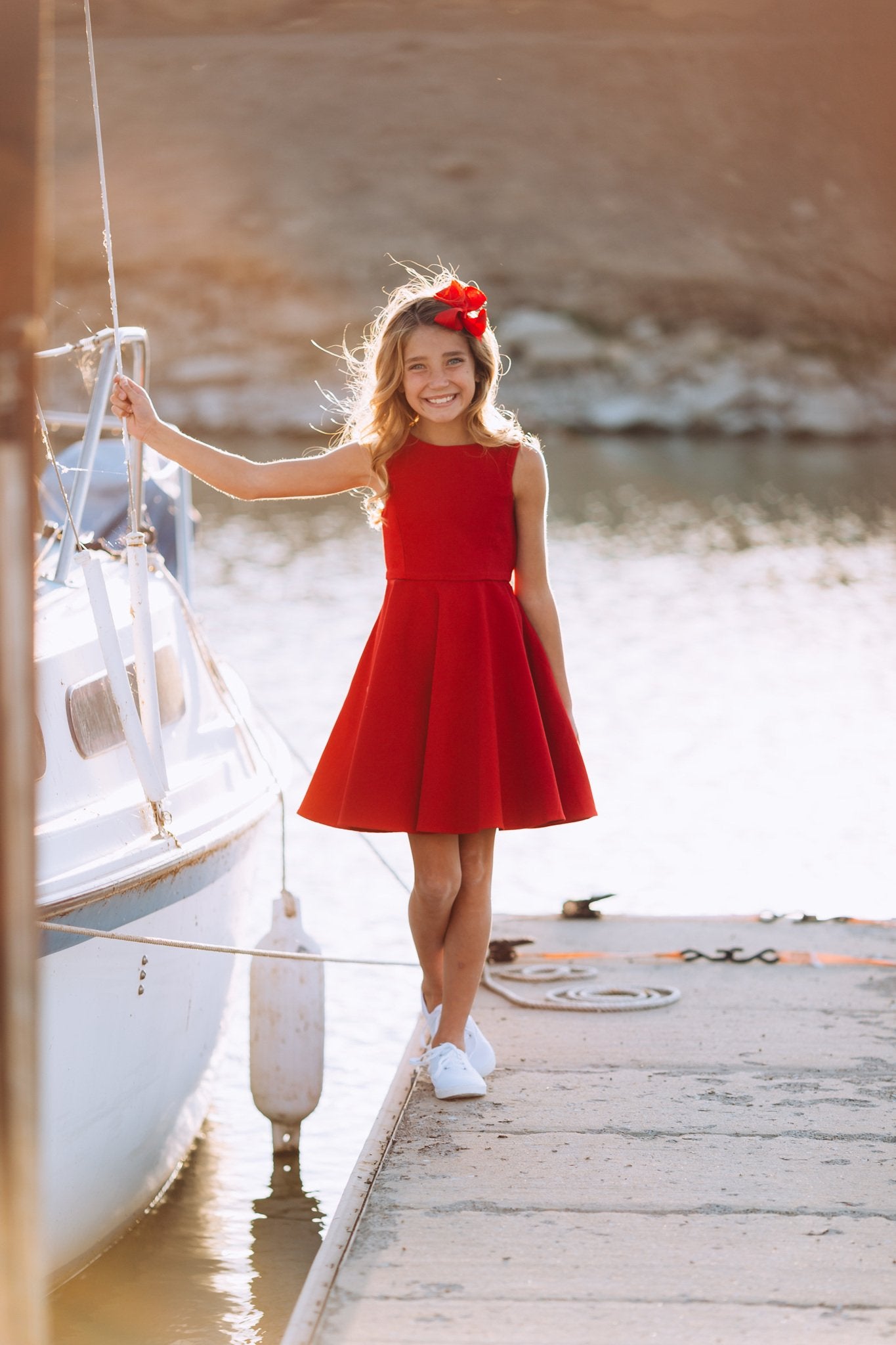 Red party time dress is flattering and perfect for any occasion. Classic Girl Red party time dress is flattering and perfect for any occasion. Classic Girl