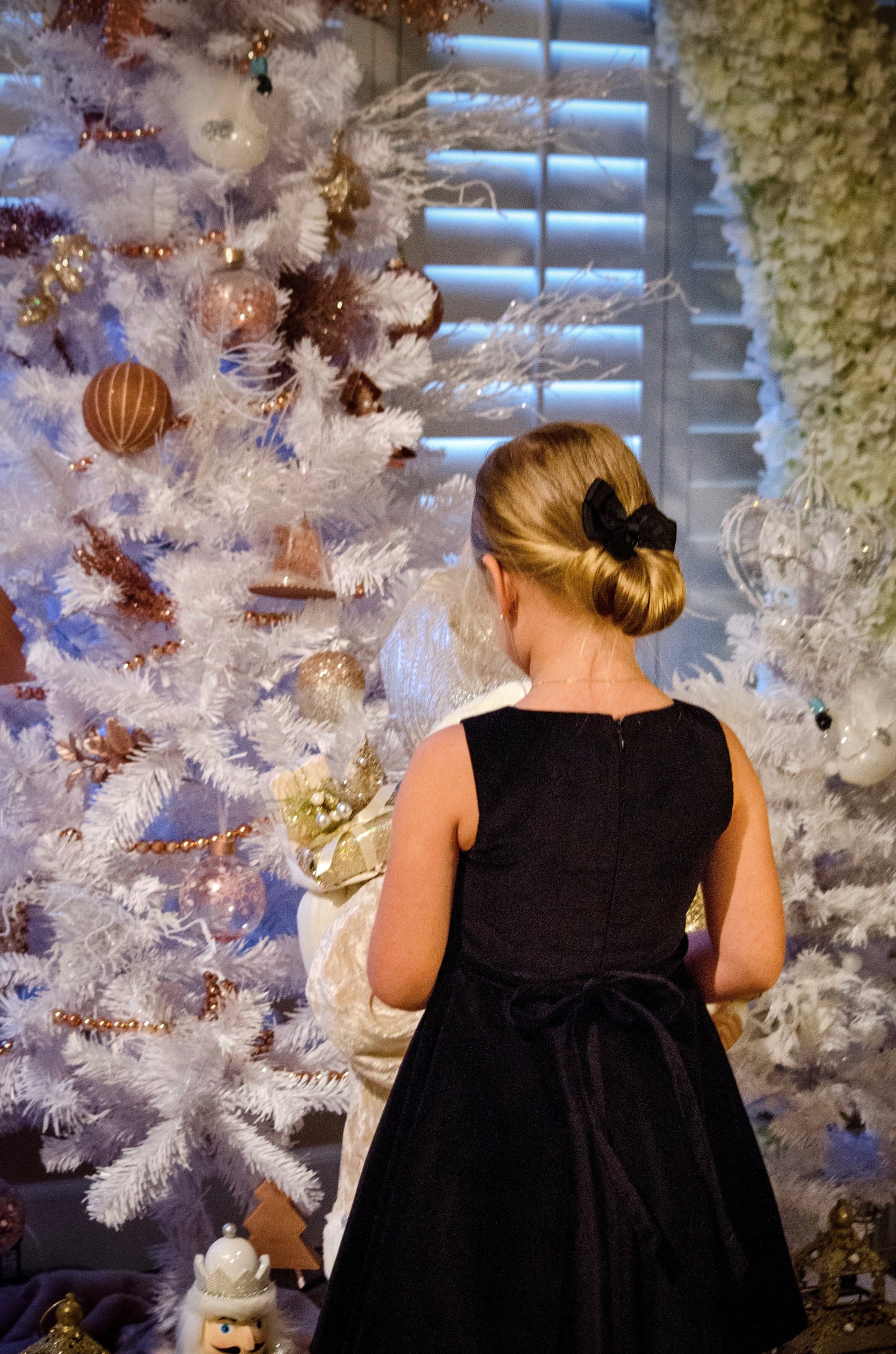 Special Occasion Velvet Dress in Black