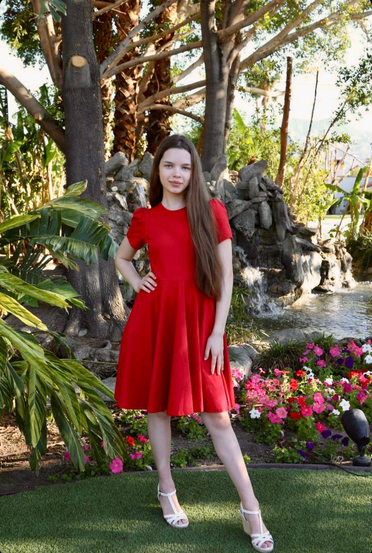 Audrey Women's Dress in Red – Classic Girl Audrey Women's Dress in Red – Classic Girl