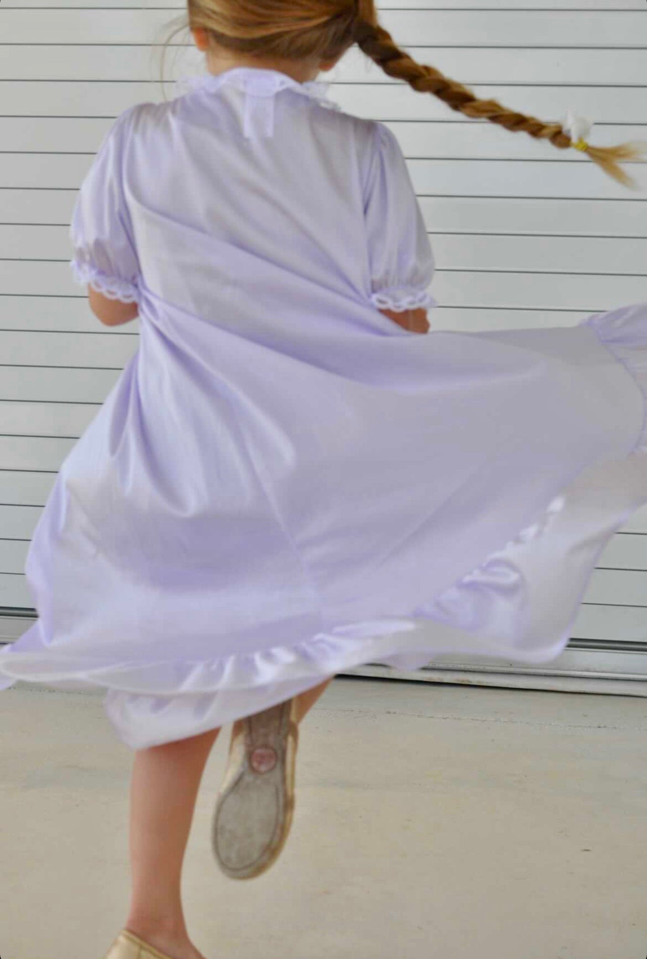 Clarisse Short Sleeve Nightgown Peignoir Set in Pink