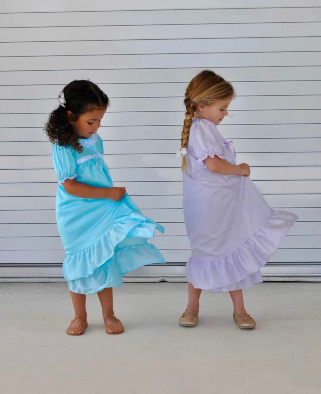 Clarisse Short Sleeve Nightgown Peignoir Set in Pink