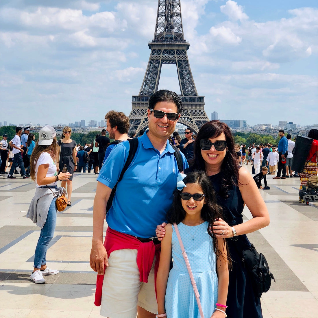 Founder of CGC on vacation with her family in Paris