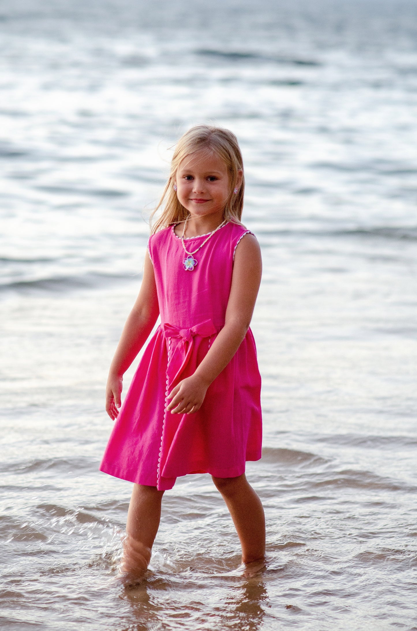Walk on the Beach in Pink