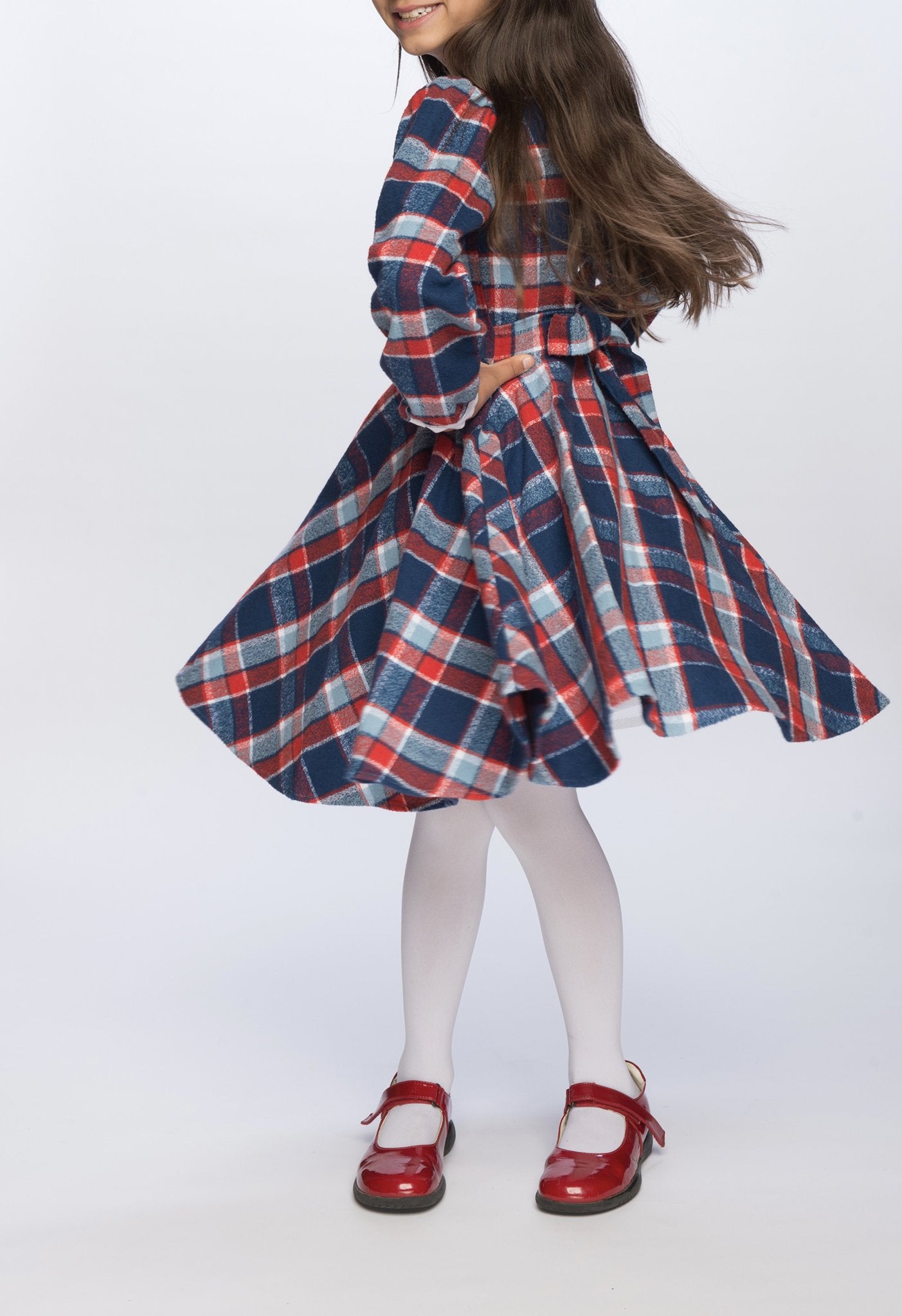 Winter 2024 plaid dress