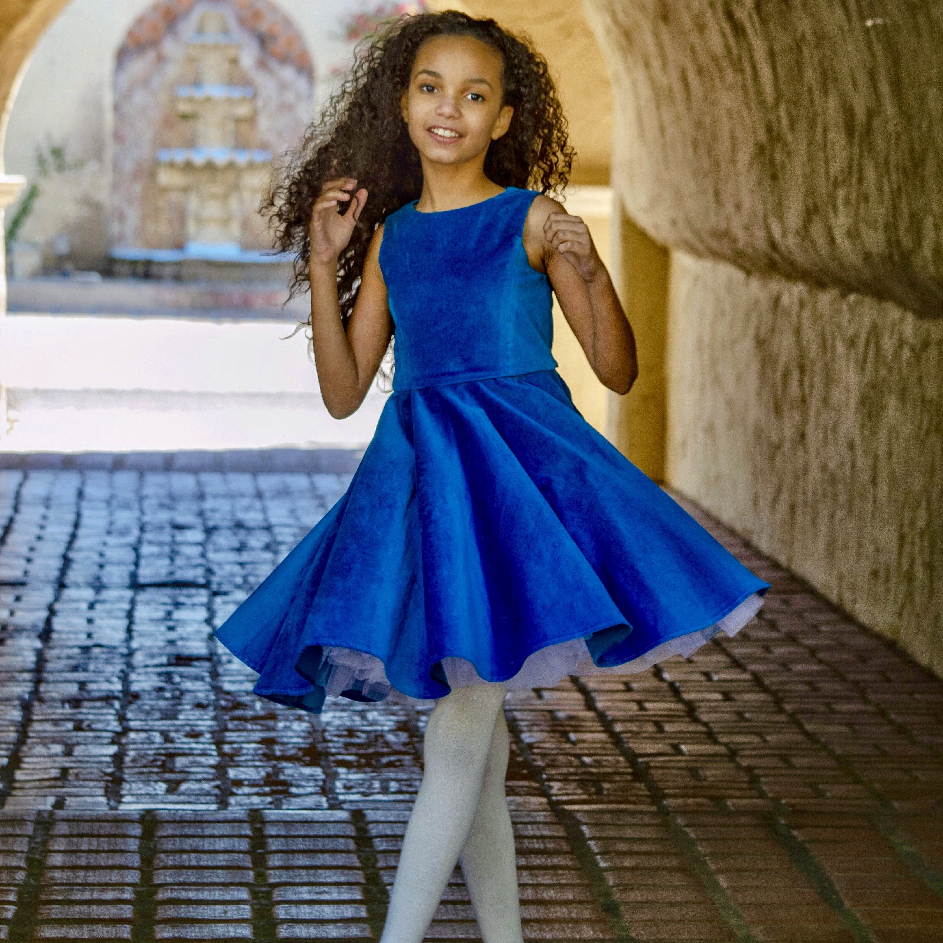 Classic hotsell blue dress