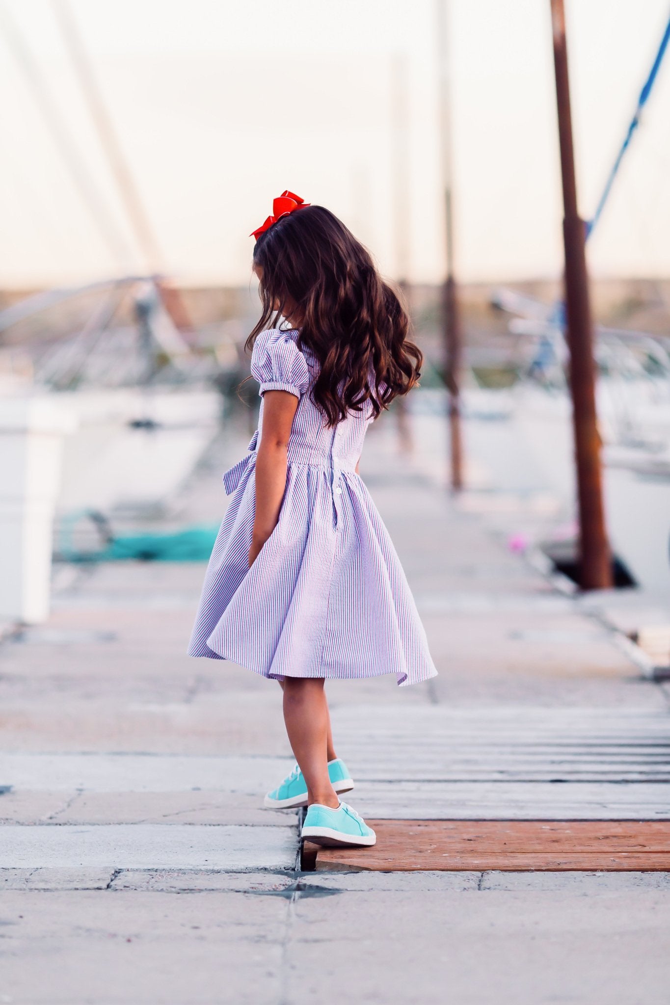 Vintage seersucker outlet dress