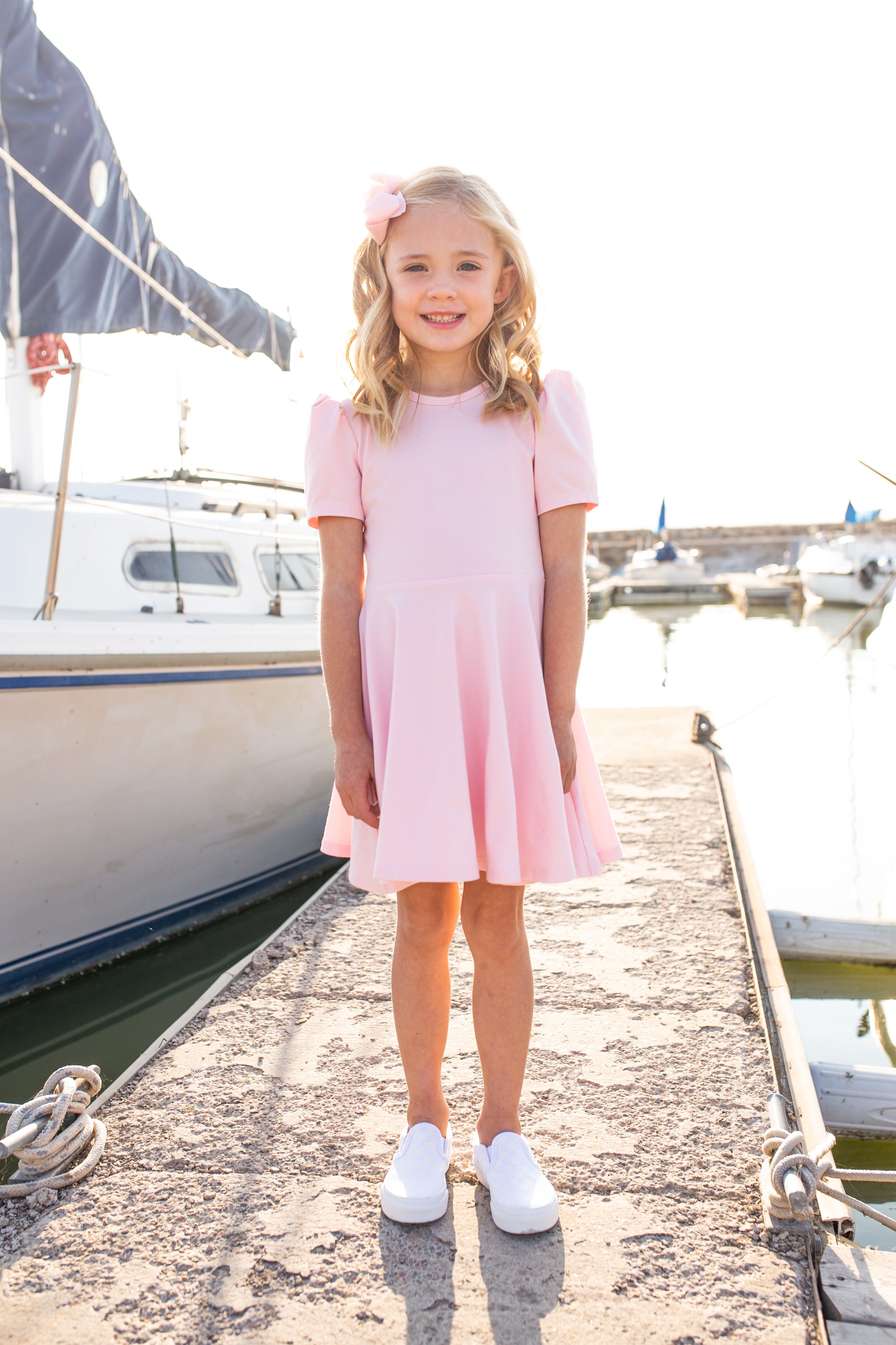 Alexis Short Sleeve T-Shirt Dress in Pink – Classic Girl Alexis Short Sleeve T-Shirt Dress in Pink – Classic Girl