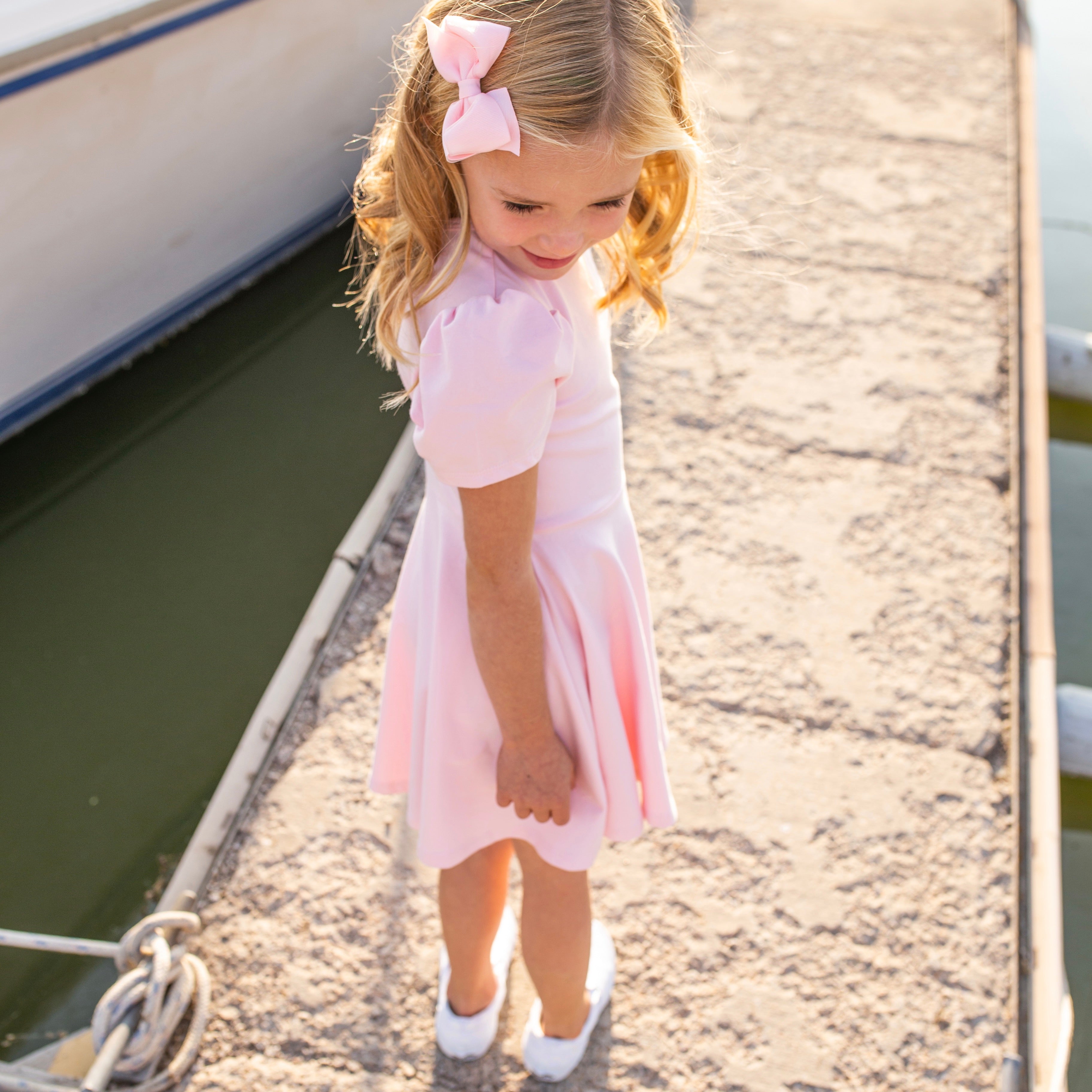 Pink shirt 2025 dress toddler