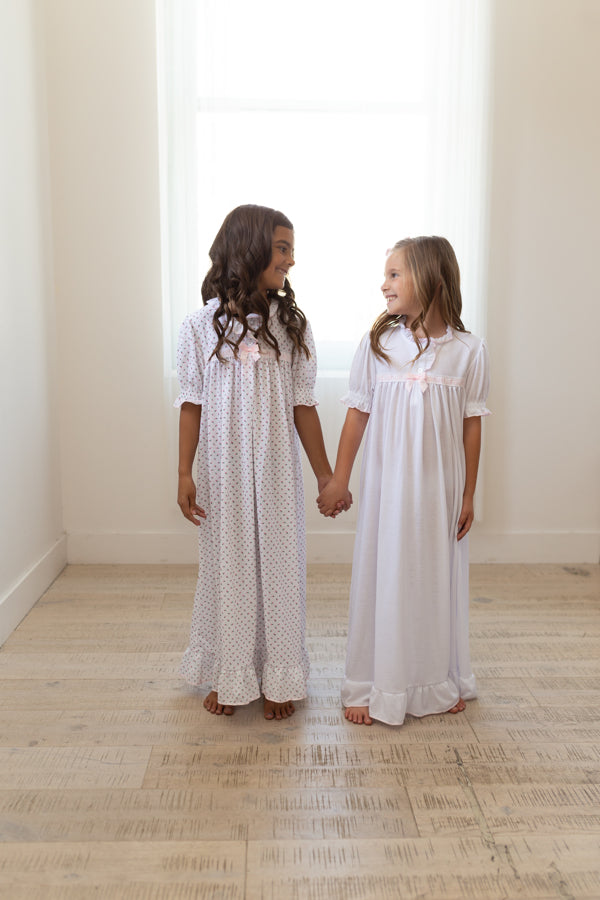 Girls white nightgown hot sale